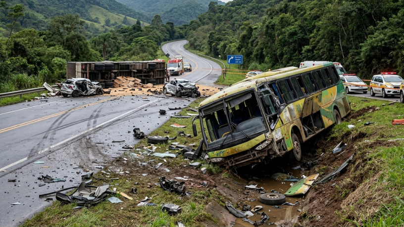 Tragédia na BR-373: acidente que matou 23 pessoas expõe importância da segurança nas viagens entre o interior do Paraná e Curitiba