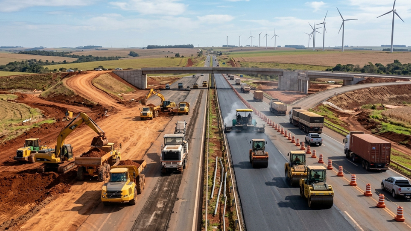 Paraná acelera obras nas rodovias e já movimenta bilhões: o que muda para quem vive em Curitiba e no interior