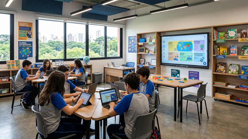 Escolas bilíngues e tecnologia: novo modelo de ensino pode ampliar oportunidades para estudantes de Curitiba e região