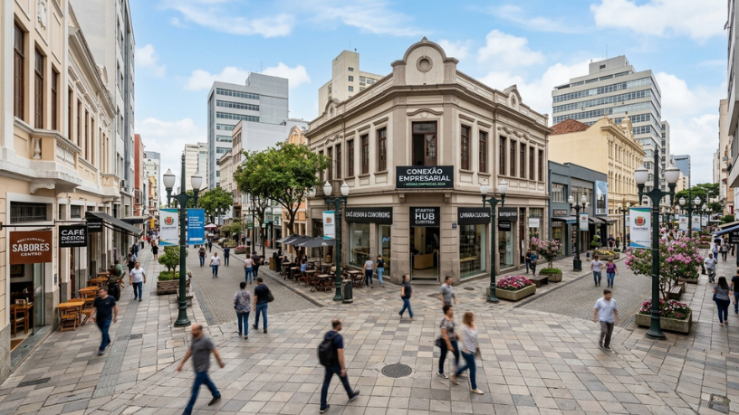 Centro de Curitiba abre 72% mais empresas em 2026: o que está atraindo novos negócios para a região