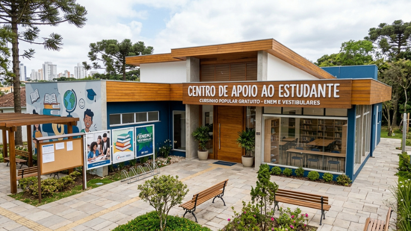 Curitiba ganha novo cursinho gratuito para Enem e vestibulares; veja quem pode se beneficiar