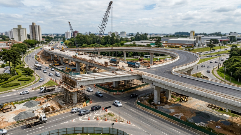 Novo Viaduto do Orleans: como a obra de R$ 80 milhões pode mudar o trânsito em Curitiba