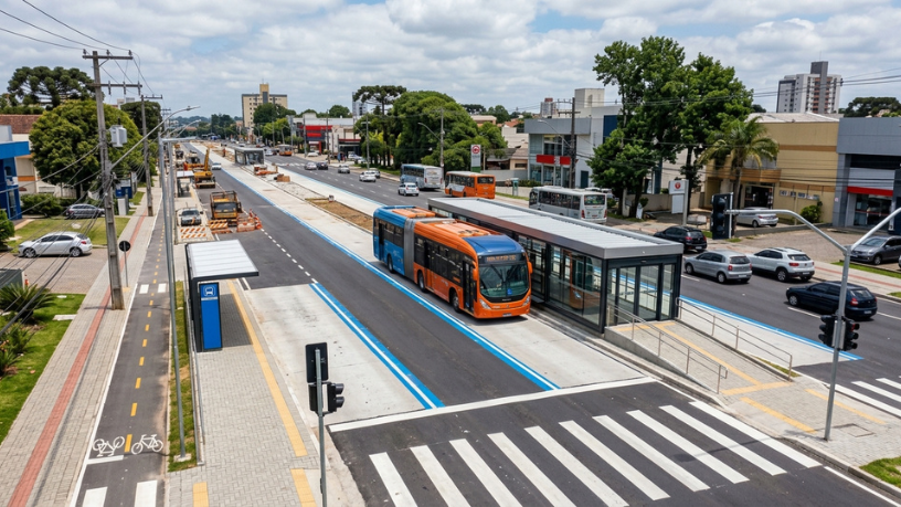 Novo Inter 2 avança em Curitiba: o que muda para quem usa ônibus e circula pela capital