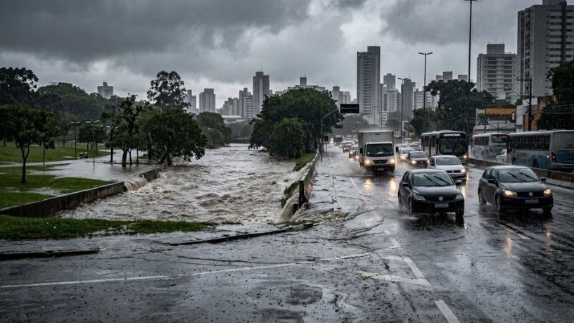 Chuva forte em Curitiba: por que 73 milímetros em poucas horas colocam infraestrutura da cidade à prova