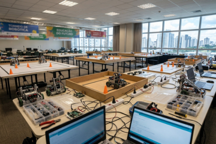 Robótica ganha força nas escolas do Paraná e 128 estudantes disputam torneio em Curitiba; veja o impacto para a formação profissional